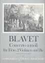 Concerto a-Moll fr Flte, 2 Violinen und Bc fr Flte und Klavier