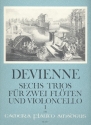 6 Trios op.19 Band 1 (Nr.1-3) fr 2 Flten und Violoncello Stimmen