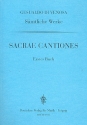 Sacrae cantiones Band 1 fr gem Chor a cappella