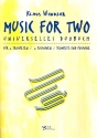 Music for Two fr 2 Trompeten (2Pos., Trp/Pos) Spielpartitur