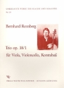 Trio op.38,1 fr Viola, Violoncello und Kontrabass Stimmen