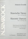 3 slawische Tnze aus op.46 (NR.3,6,8) fr Streichquartett Partitur und Stimmen