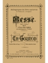 MESSE NO.4 UT MAJEUR POUR 2 VOIX EGALES AVEC ACCOMPAGNEMENT D'ORGUE (HARMONIUM)   PARTITION CHANT/ORGUE