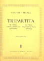 Tripartita für 3 Flöten,Cembalo  und Streicher für 3 Flöten und Klavier Stimmen