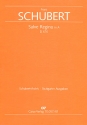 Salve regina A-Dur D676 fr Sopran und Sreichquartett Partitur