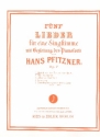 Hast du von den Fischerkindern op.7,1 fr Gesang und Klavier