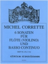 6 Sonaten op.13 Band 2 (Nr.4-6) fr Flte (Violine) und Bc