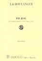 Pie Jesu pour chant, quatuor  cordes, harpe et orgue parties sans voix  et orgue