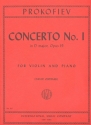 Concerto D major no.1 op.19 for violin and orchestra for violin and piano