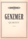 Quartett fr 4 Flten Partitur und Stimmen