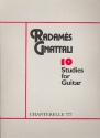 10 Studies for guitar  Almeida, Laurindo, Bearb.