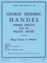 3 PIECES FROM THE WATER MUSIC FOR BRASS CHOIR OR SEXTET   SCORE+PARTS MUSIC FOR BRASS 110               U
