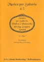 Sonata G-Dur per salterio, violino e violoncello Stimmen