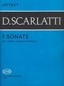 5 sonate per violino e bc