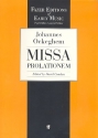 Missa prolationem for mixed chorus a cappella score