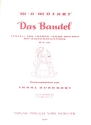 Das Bandel KV441 für Sopran, Tenor, Bass (Chor) und Klavier Partitur