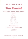 Das Bandel KV441 fr Sopran, Tenor, Bass (Chor) und Klavier Partitur