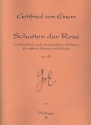Schatten der Rose op.95 Liederzyklus fr mittlere Stimme und Klavier
