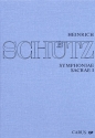Symphoniae sacrae 1 op.6 (1629) 20 lateinische geistliche Konzerte zu 3-6 Singstimmen, obligate Instrumente und Bc