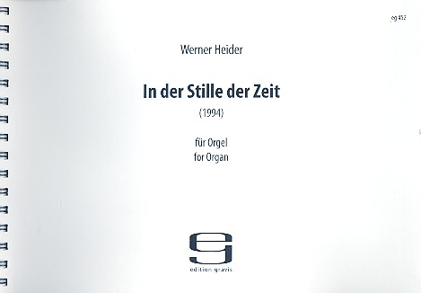 In der Stille der Zeit fr Orgel