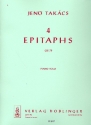 4 Epitaphs op.79 fr Klavier