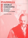 Double concerto pour guitare, bandoneon, orchestre  cordes parties solistes (git/bandoneon)