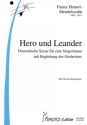 Hero und Leander fr eine Singstimme mit Orchester Partitur