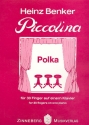 Piccolina Polka für 30 Finger (6 Hände) auf einem Klavier