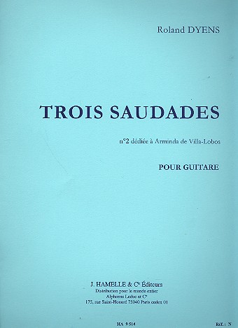 Saudade no.2 pour guitare