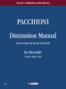 Diminution Manuale from works by Jacob van Eyck for recorder (violin, flute, viol)