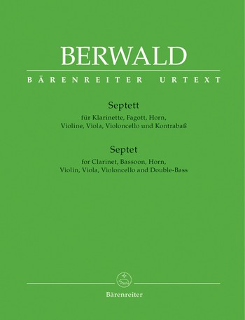 Septett fr Klarinette, Fagott, Horn, Violine, Viola, Violoncello und Kontrabass,  Stimmen