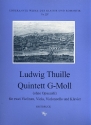 Quintett g-Moll o.op. fr Klavier und Streichquartett