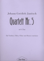 Quartett G-Dur Nr.5 fr Violine, Flte, Oboe und Bc