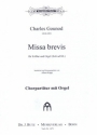 Missa brevis fr gem Chor (SABar) und Orgel (Soli ad lib) Partitur