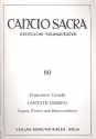 Cantate Domino fr Sopran (Tenor) und Bc