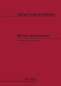 MUSICHE PER TRE STRUMENTI PER FLAUTO, VIOLONCELLO E PIANOFORTE Stimmen