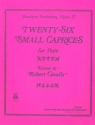 26 small Caprices op.37 for flute