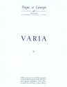 Varia vol.2 pour orgue