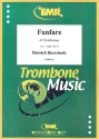 Fanfare for 4 trombones score and parts