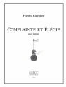 COMPLAINTE ET ELEGIE POUR GUITARE R