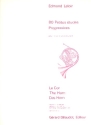 80 PETITES ETUDES PROGRESSIVES POUR LE CORNISTE DEBUTANT LELOIR, EDMOND, ED.