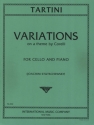Variations on a Theme by Corelli for cello and piano