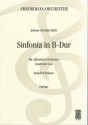 Sinfonia B-Dur fr Akkordeonorchester Partitur