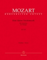 Eine kleine Nachtmusik KV525 fr 2 Violinen, Viola, Violoncello und Kontraba,   Partitur