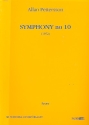 Sinfonie Nr.10  fr Orchester Studienpartitur
