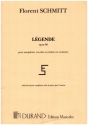 Legende op.66 pour alto (ou saxophone, violon) et piano KLAVIERAUSZUG OHNE SOLO-STIMME !!!