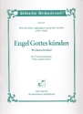 Engel Gottes knden Weihnachtslied fr 2 Soprane, Flte und Streicher Partitur