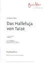 Das Halleluja von Taiz fr gem Chor, Schola und Orchester (Orgel) Orgelpartitur