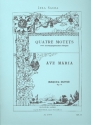 Ave Maria op.9,2 pour chant et orgue (la) 4 motets no.2