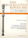 Sonaten Bd.2 fr Sopranbfl. (Vl, Oboe) und Bc 3 Spielpartituren